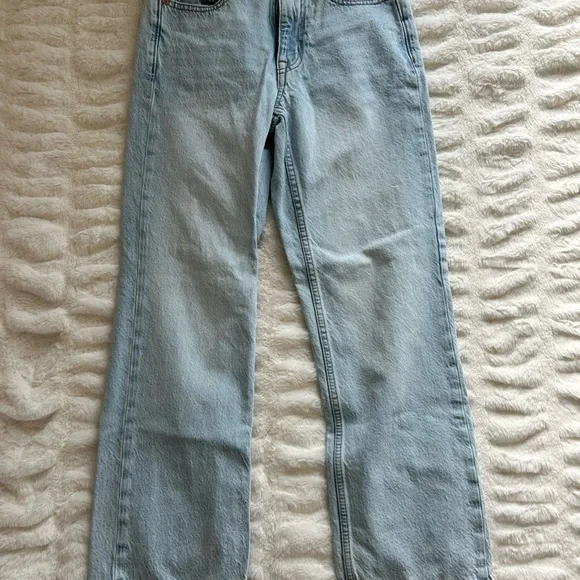 Aeropostale Light Blue High Rise Baggy Jeans - Picture 2 of 5